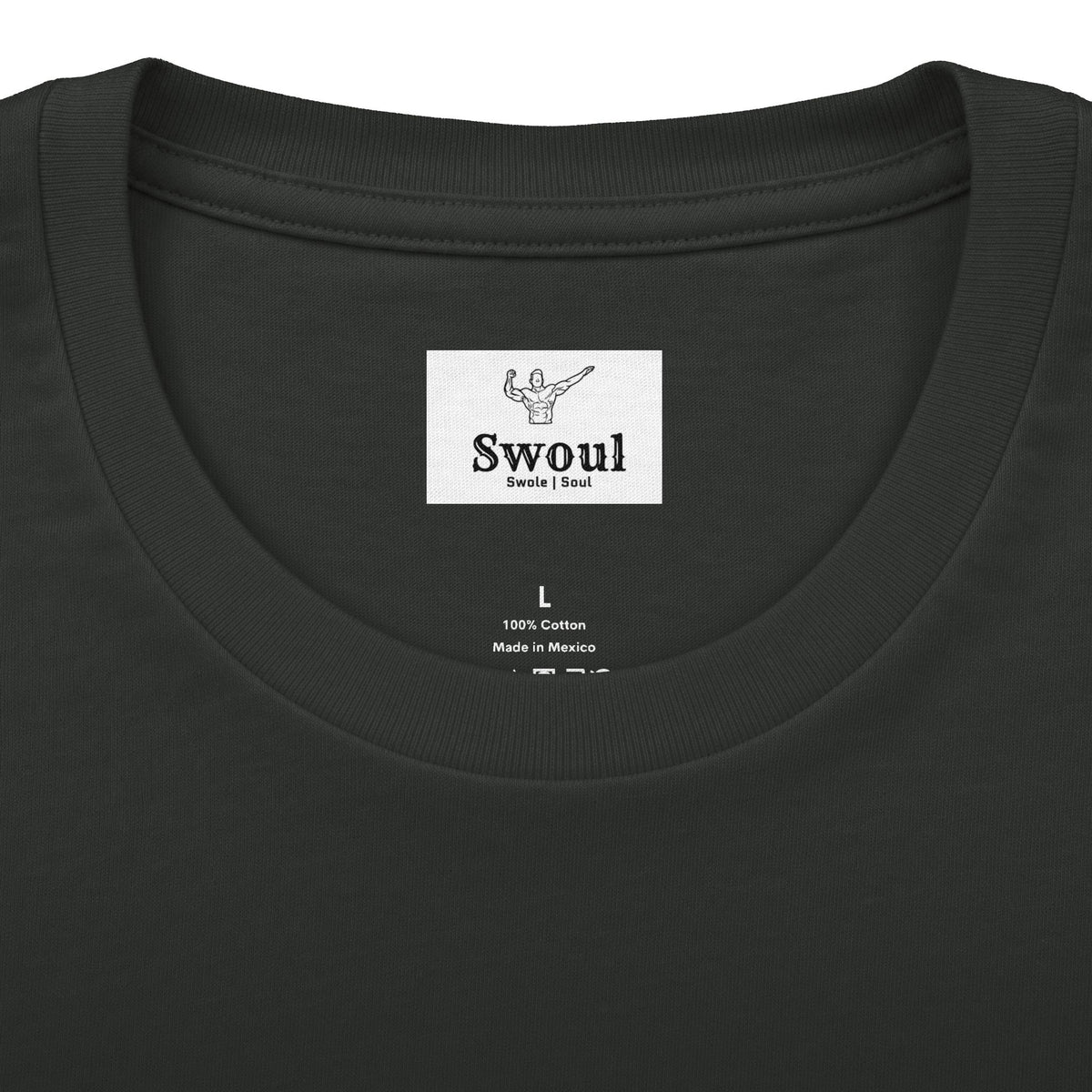 SwoletSoul Graphic Tee — Minimal Fitness Skeleton Design