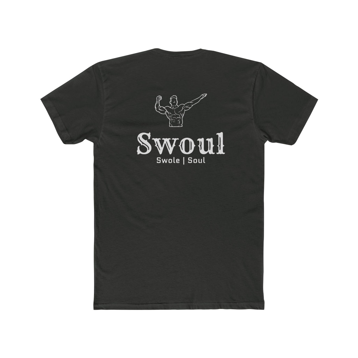 SwoletSoul Graphic Tee — Minimal Fitness Skeleton Design