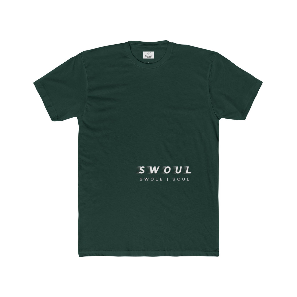 SwoletSoul Graphic Tee — Minimal Fitness Skeleton Design