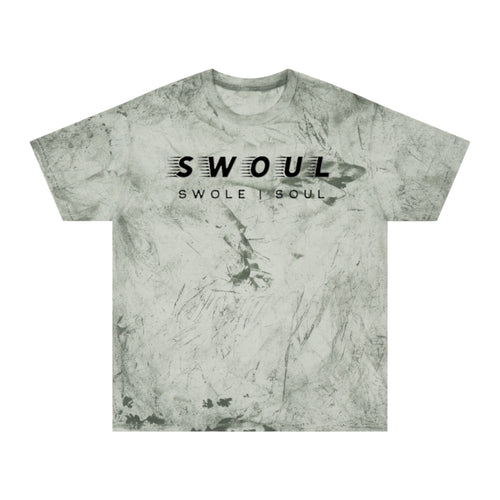 Swole Soul Graphic T-Shirt — 'SWOUL / SWOLE I SOUL' Marble Gym Tee