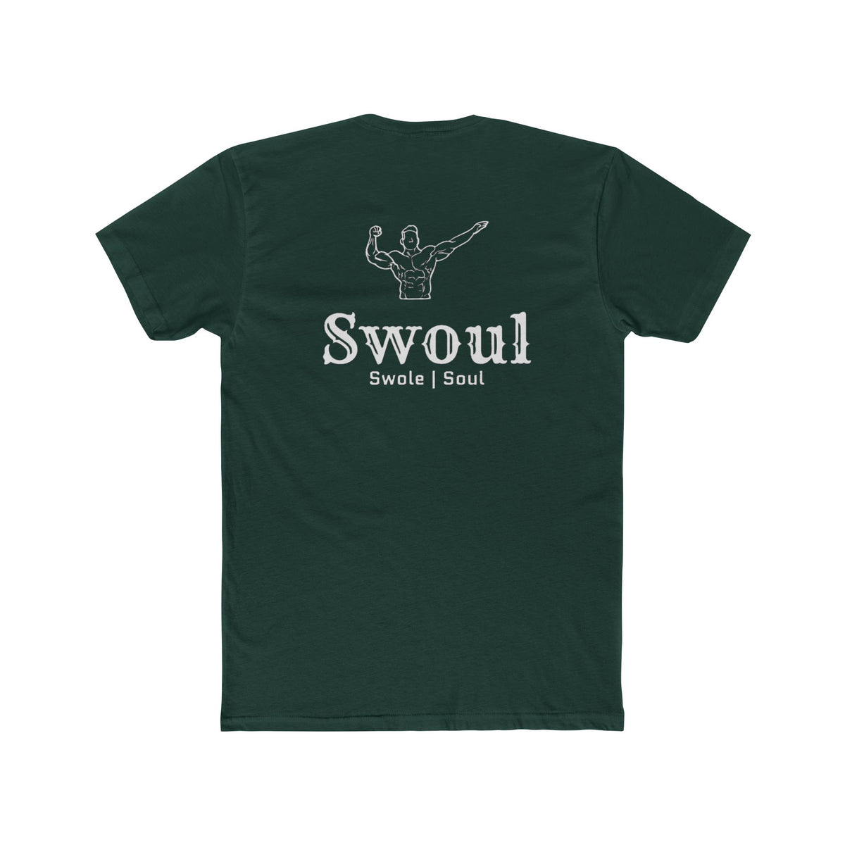 SwoletSoul Graphic Tee — Minimal Fitness Skeleton Design
